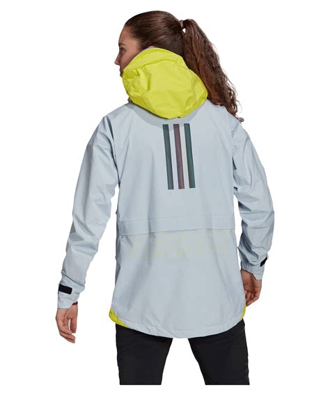 adidas regenjacke damen gestreift|Damen.